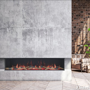 Vision Futura 1800 Built-In Electric Fire 1-2-3 Sided