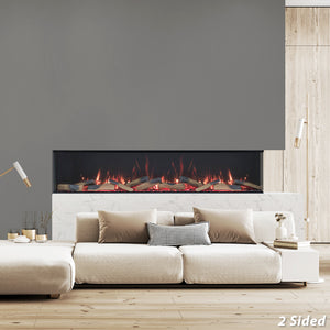 Vision Futura 1800 Built-In Electric Fire 1-2-3 Sided