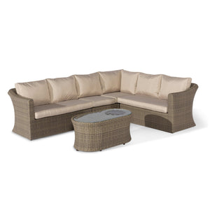 Maze Winchester Large Corner Sofa Set with Fire Pit