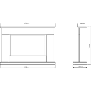 Be Modern Hansford Electric Fireplace in Pearlescent Cashmere - ExpertFires