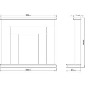 Be Modern Marden Electric Fireplace in Cashmere - ExpertFires