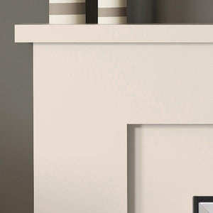 Be Modern Hayden Electric Fireplace in Soft White - ExpertFires