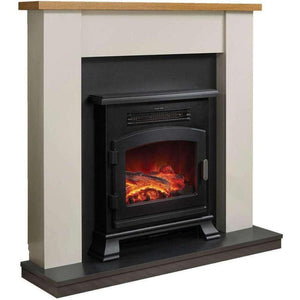 Be Modern Ravensdale Electric Fireplace in Stone Finish - ExpertFires