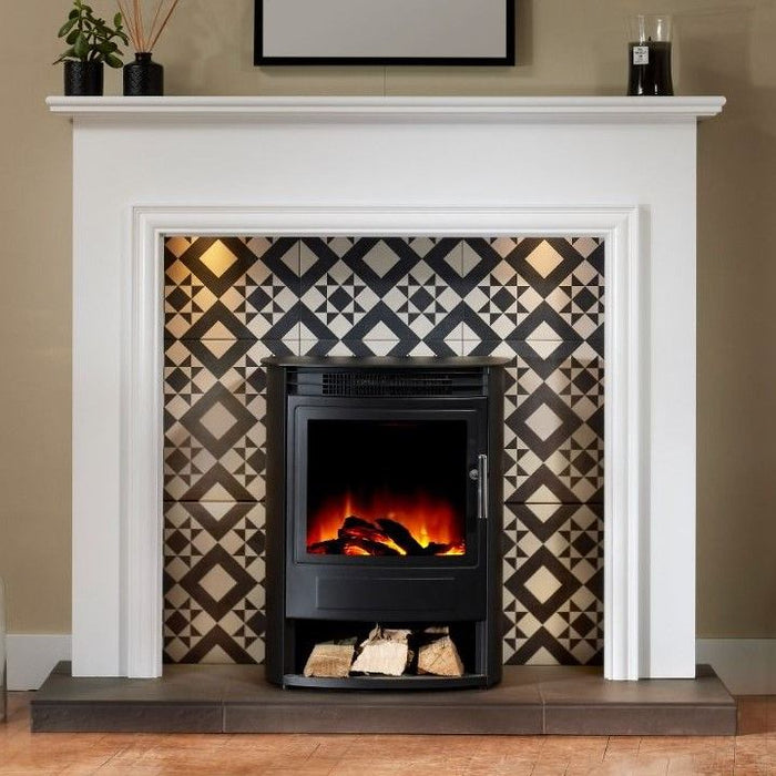 Flametek Capella Electric Fireplace Suite