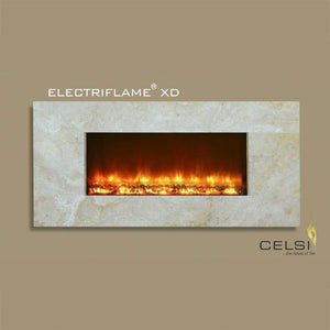 Celsi Electriflame XD Travertine Electric Fireplace - ExpertFires