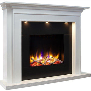 Celsi Ultiflame VR Canelo Illumia Electric Fireplace Suite - ExpertFires