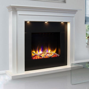 Celsi Ultiflame VR Canelo Illumia Electric Fireplace Suite - ExpertFires