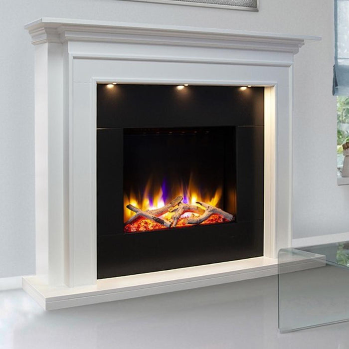 Celsi Ultiflame VR Canelo Illumia Electric Fireplace Suite