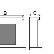 Ashmore Mahogany Fireplace Surround - ExpertFires