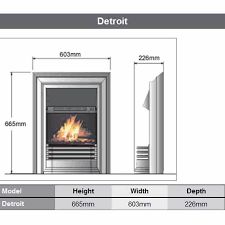 Detroit Freestanding Optiflame Electric Fire - ExpertFires