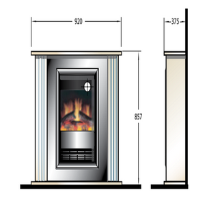 Mozart Electric Fireplace Suite - ExpertFires