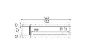 EcoSmart Flex 104SS.BXL Single Sided Fireplace Insert