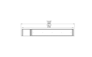 EcoSmart Flex 104SS.BXL Single Sided Fireplace Insert