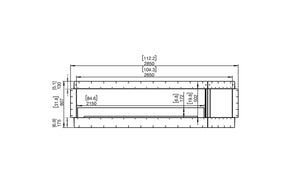 EcoSmart Flex 104SS.BXR Single Sided Fireplace Insert