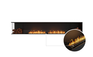 EcoSmart Flex 122LC.BX2 Left Corner Fireplace Insert - ExpertFires