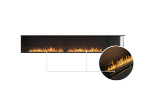 Flex 122RC.BXR Right Corner Fireplace Insert - ExpertFires