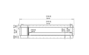 EcoSmart Flex 122SS.BXL Single Sided Fireplace Insert