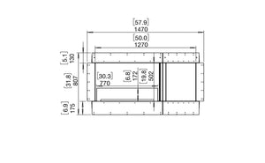 EcoSmart Flex 50SS.BXR Single Sided Fireplace Insert