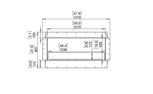 EcoSmart Flex 50SS Single Sided Fireplace Insert