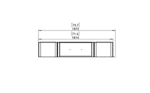 EcoSmart Flex 68LC.BX2 Left Corner Fireplace Insert