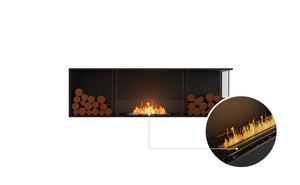 EcoSmart Flex 68RC.BX2 Right Corner Fireplace Insert - ExpertFires