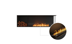 Flex 68RC.BXL Right Corner Fireplace Insert - ExpertFires