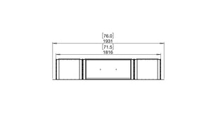 EcoSmart Flex 68SS.BX2 Single Sided Fireplace Insert