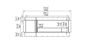 EcoSmart Flex 68SS.BXL Single Sided Fireplace Insert