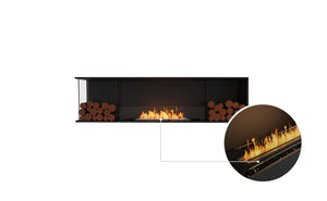 EcoSmart Flex 78LC.BX2 Left Corner Fireplace Insert - ExpertFires