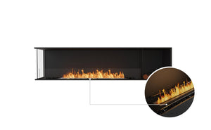 EcoSmart Flex 86LC.BXR Left Corner Fireplace Insert - ExpertFires