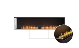 EcoSmart Flex 86LC Left Corner Fireplace Insert - ExpertFires