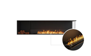 Flex 86RC.BXL Right Corner Fireplace Insert - ExpertFires