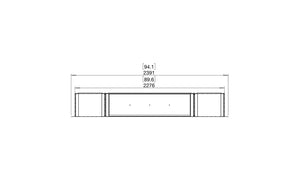 EcoSmart Flex 86SS.BX2 Single Sided Fireplace Insert