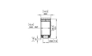 EcoSmart Flex 68LC.BXL Left Corner Fireplace Insert