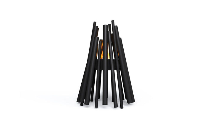 EcoSmart Fire Stix 8 Black Portable Fire Pit