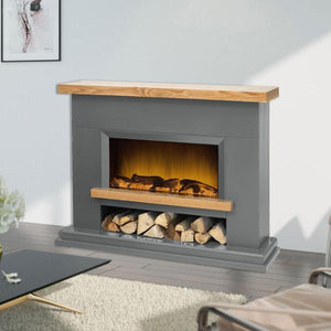 Flametek Brooklyn Electric Fireplace Suite - ExpertFires