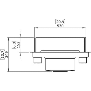 EcoSmart Fire Square 22 Fireplace Insert